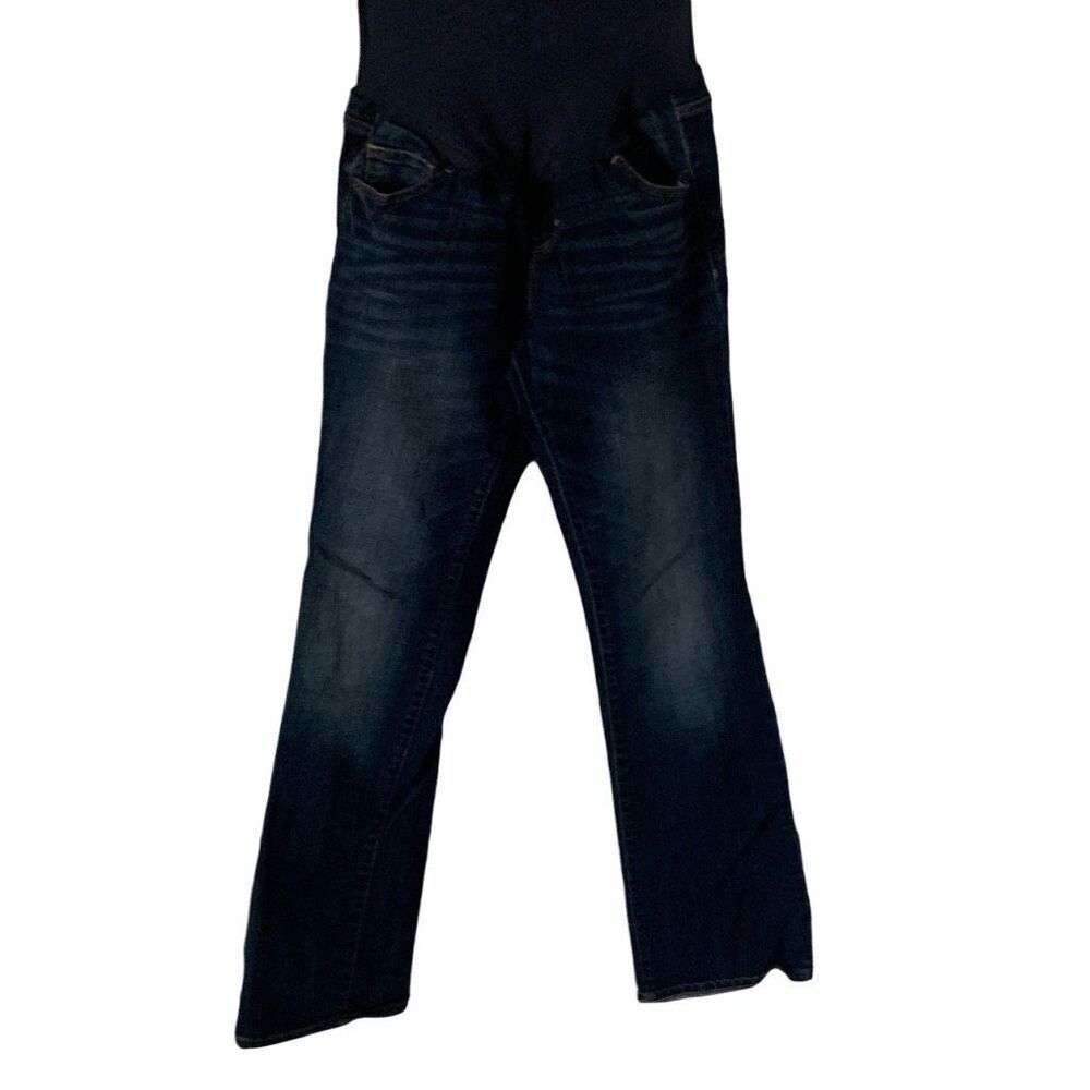 Pre Owned Women’s Old Navy Maternity Full Panel Boot Cut Jeans Sz 4 Classic